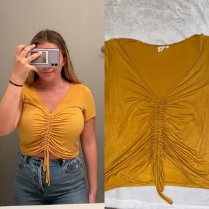 cute yellow top